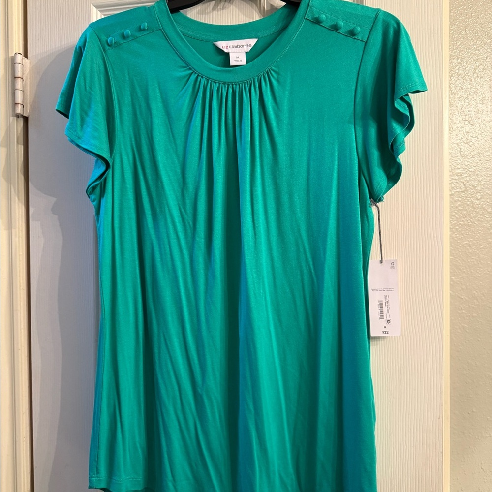 Liz Claiborne Green Women's Blouse